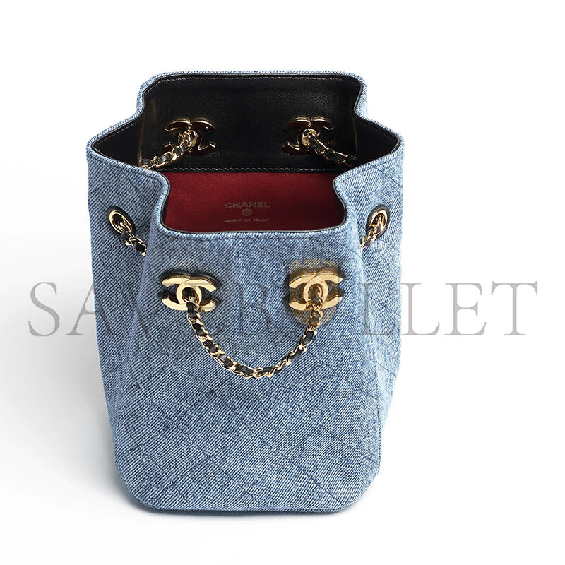 Ch**el MASTER BUCKET BAG WITH CHAIN AP5359 (18*11.5*11.5cm)